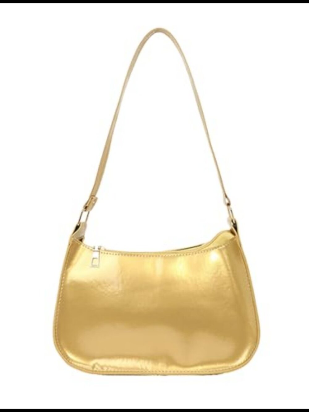 Patent Leather Clutch Purse Shiny Evening Handbag MINI Hobo Shoulder Bag